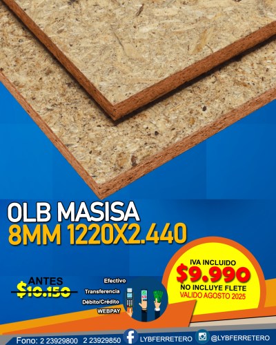 OSB SEGUNDA CALIDAD 