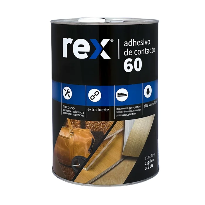 ADHESIVO CONTACTO REX 60 3,8 Litros